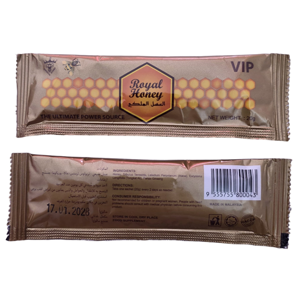 SOBRE INDIVIDUAL- ROYAL HONEY 20G